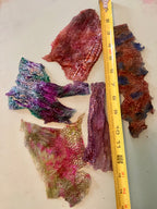 Multi pack dyed snake shed pieces