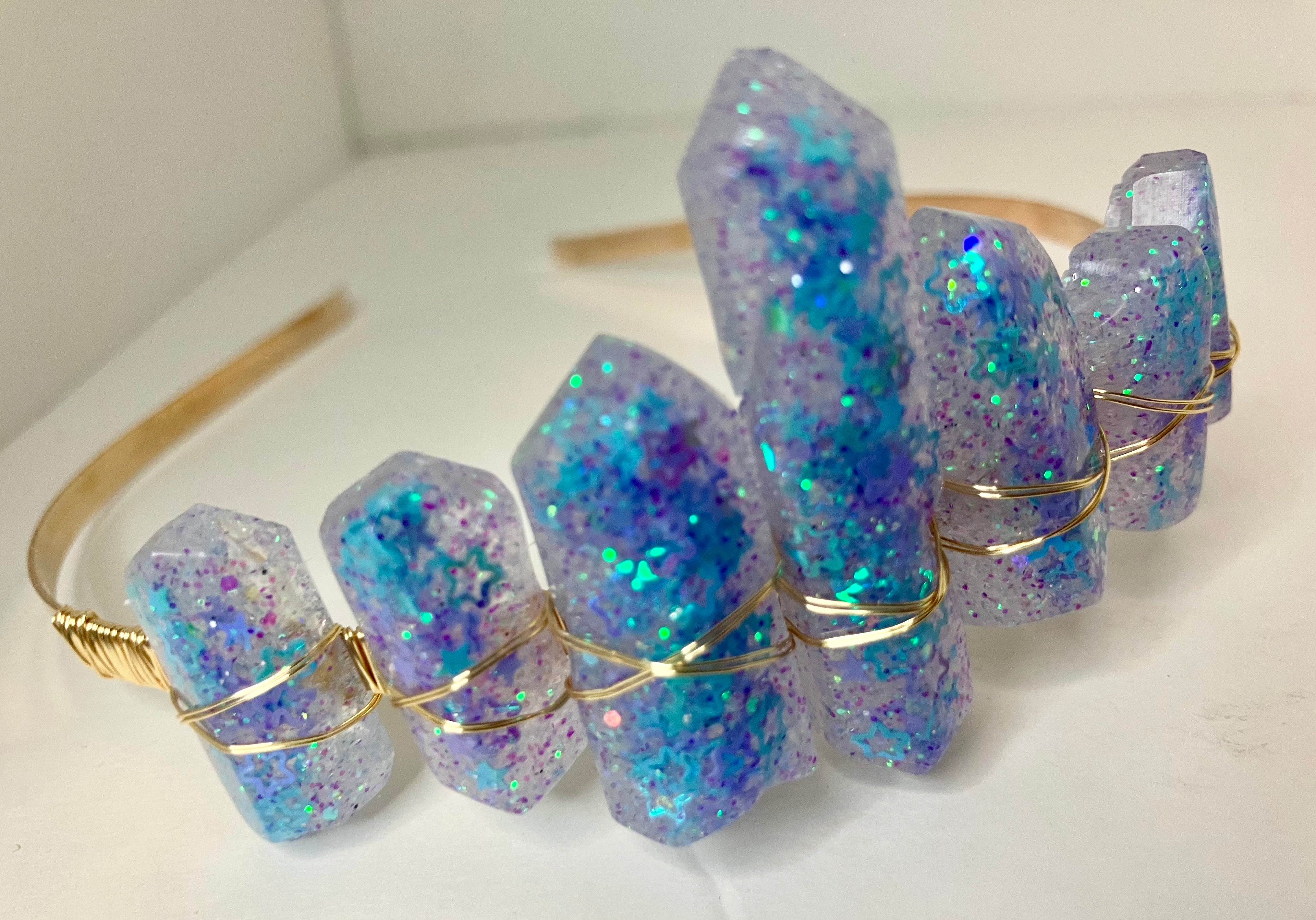 Resin Crystal Crowns