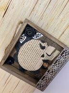 Mixed media skull box