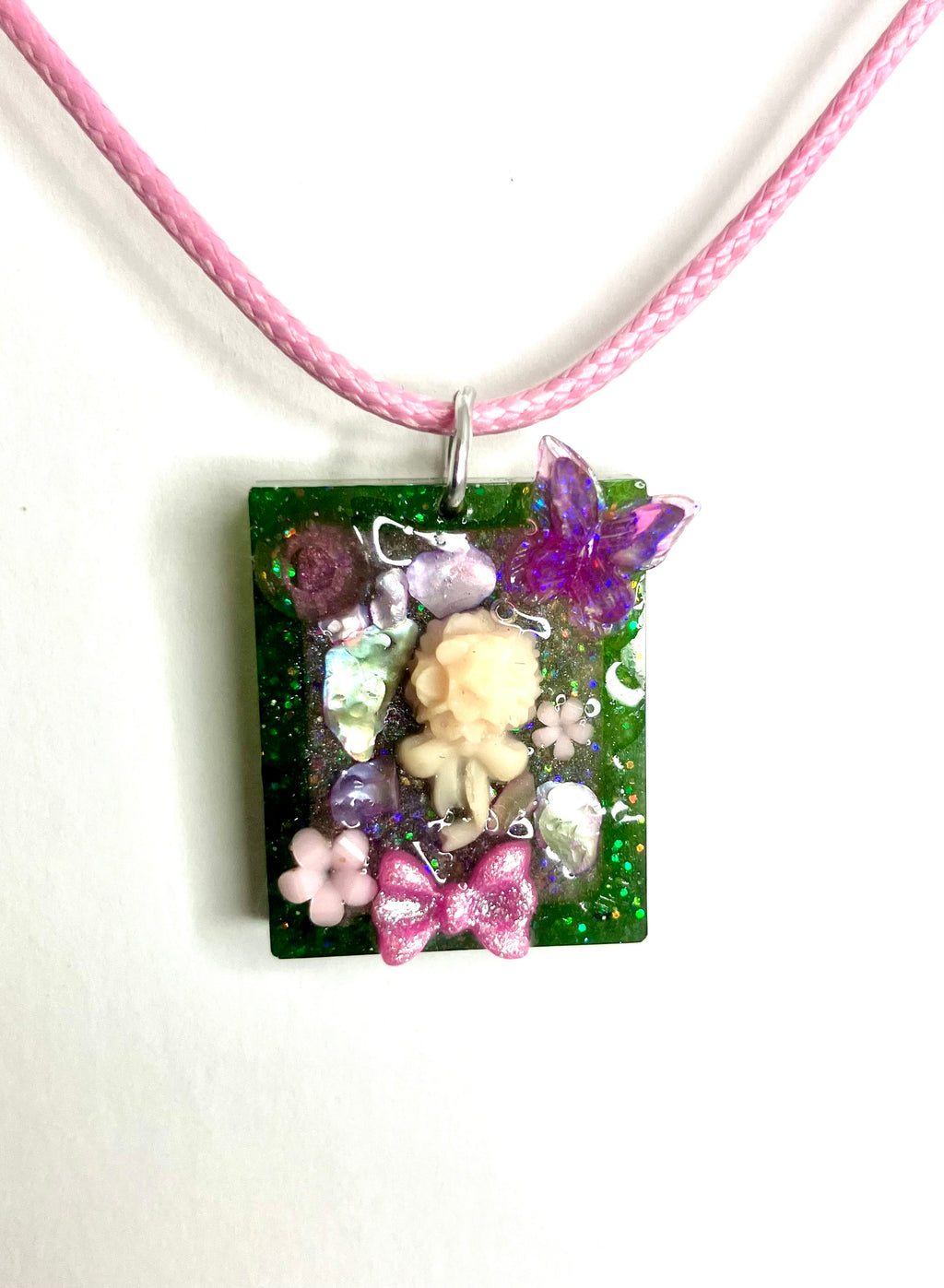 Resin frame pendants