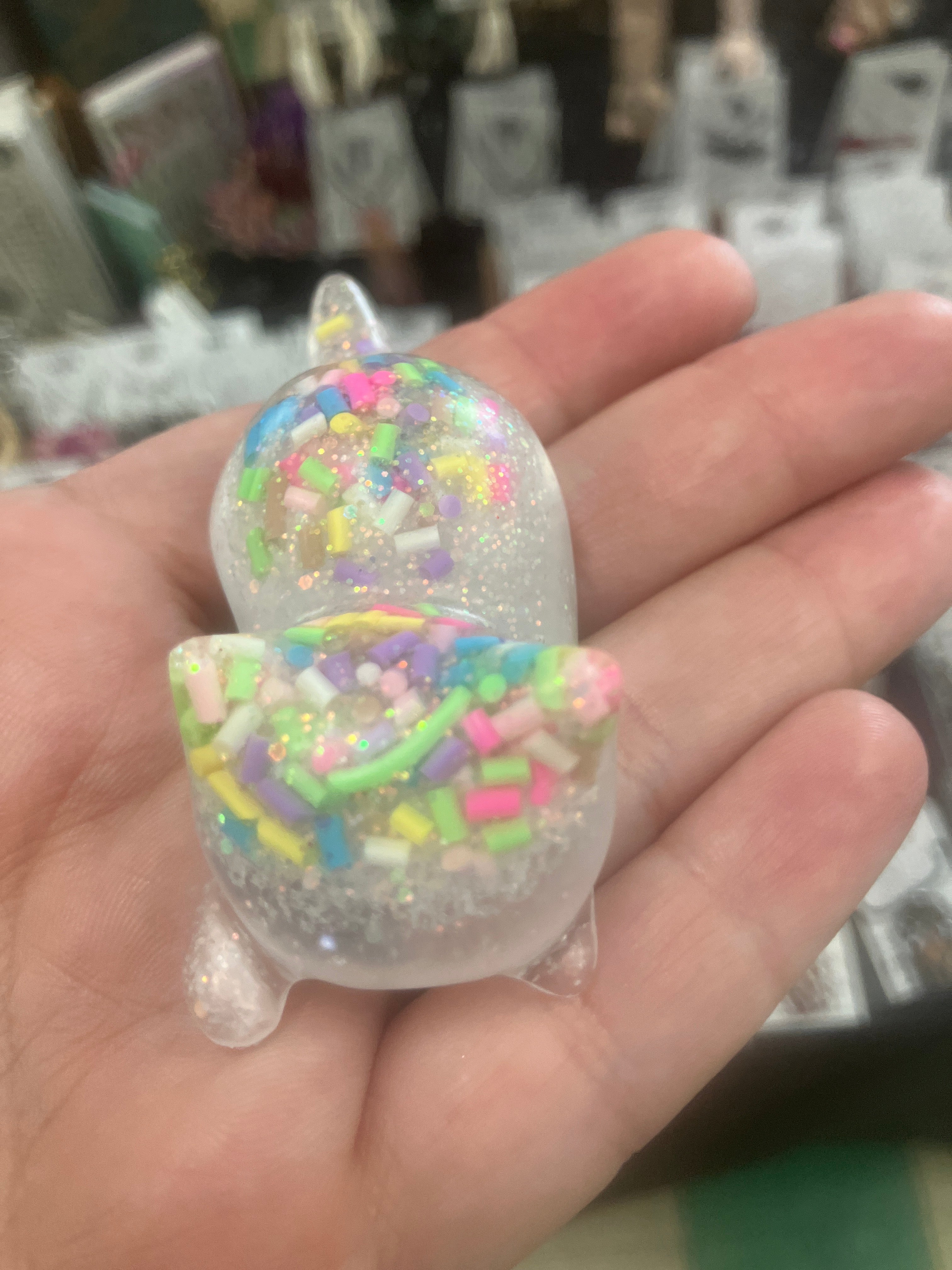 small cat loaf figurines