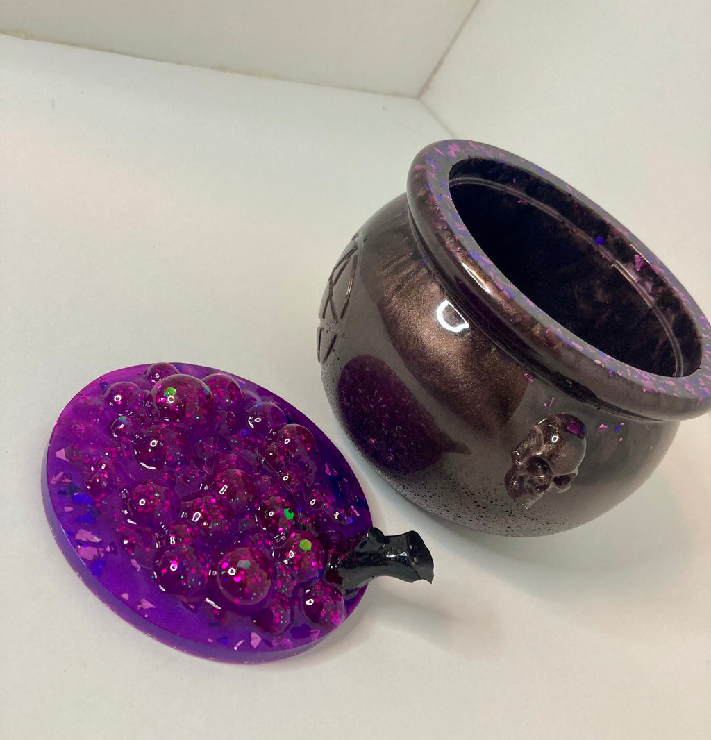 Large Cauldron trinket box