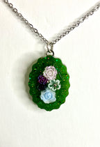 Resin frame pendants