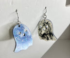 Resin ghost earrings