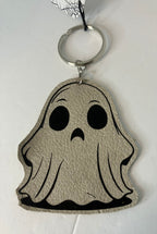 Leather and vinyl keychains