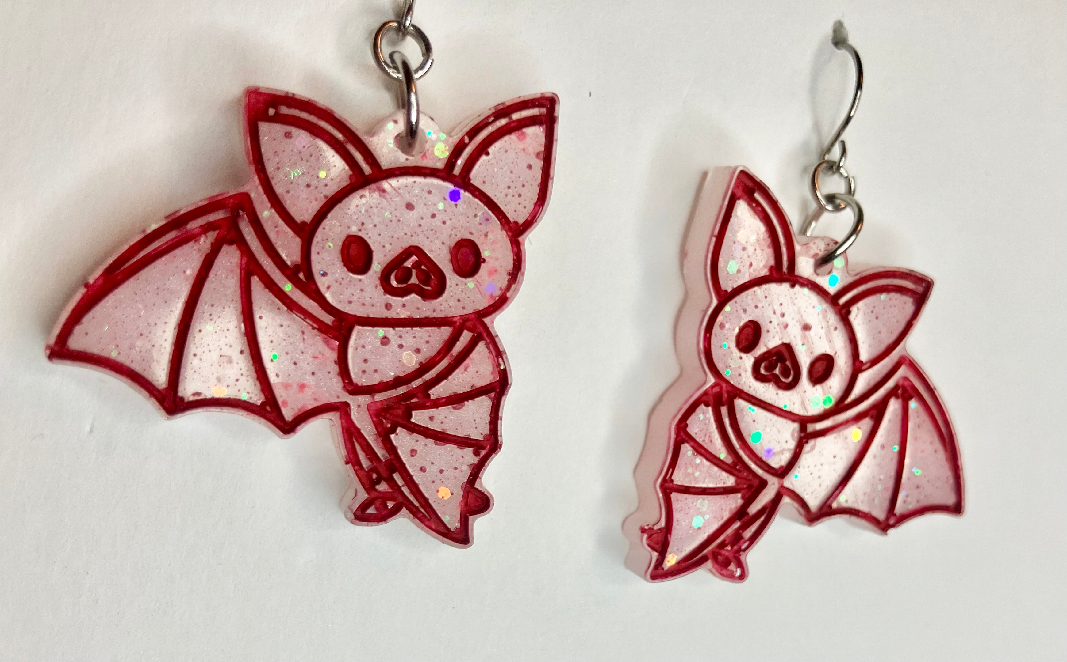 Miscellaneous spooky resin earrings