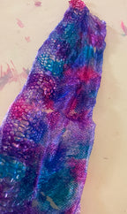 Single dyed snake shed pieces
