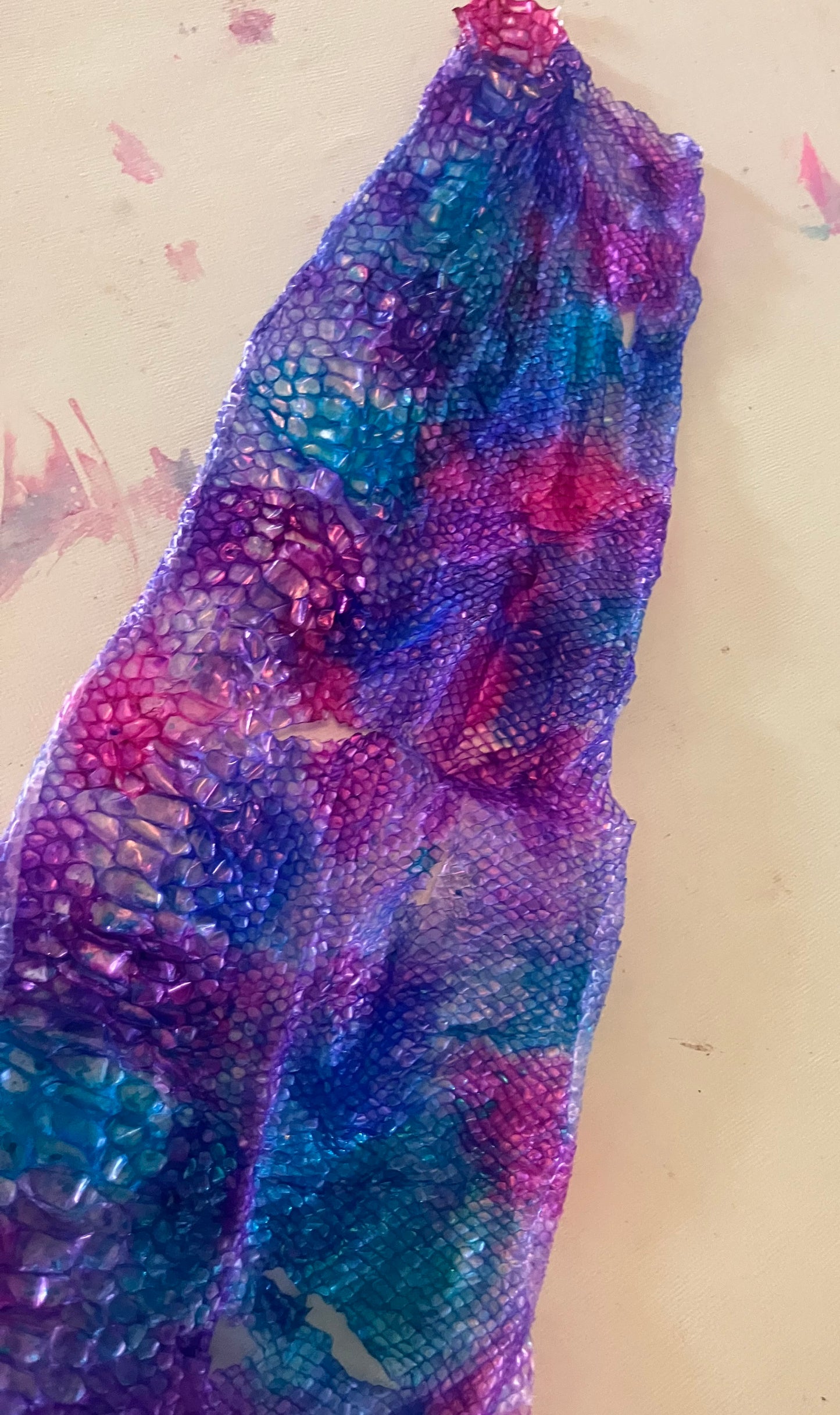 Dyed Snake Shed Pieces