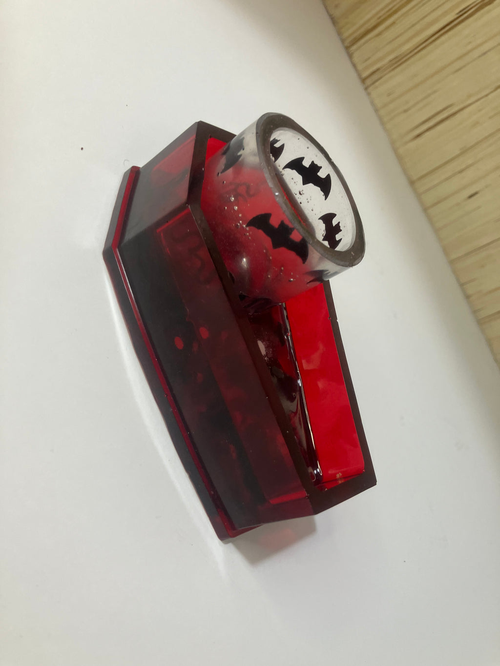 Coffin votive holder/incense burner