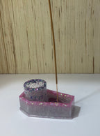 Coffin votive holder/incense burner