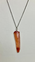 Severed finger necklace