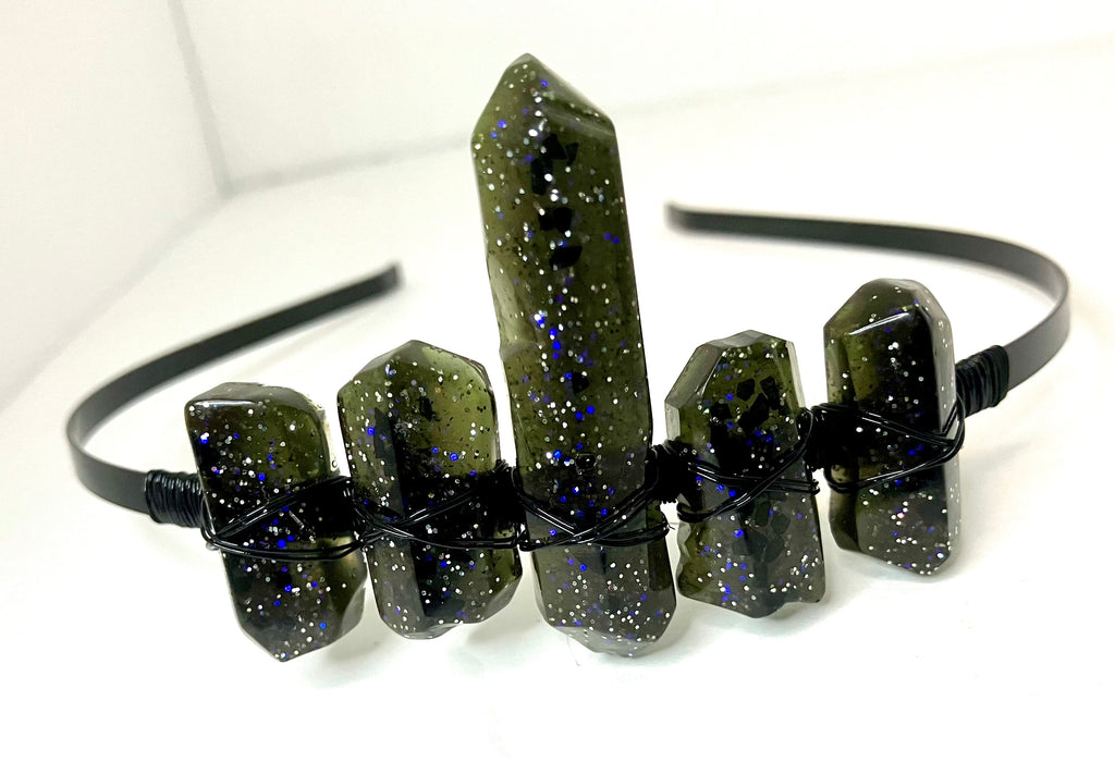 Resin Crystal Crowns