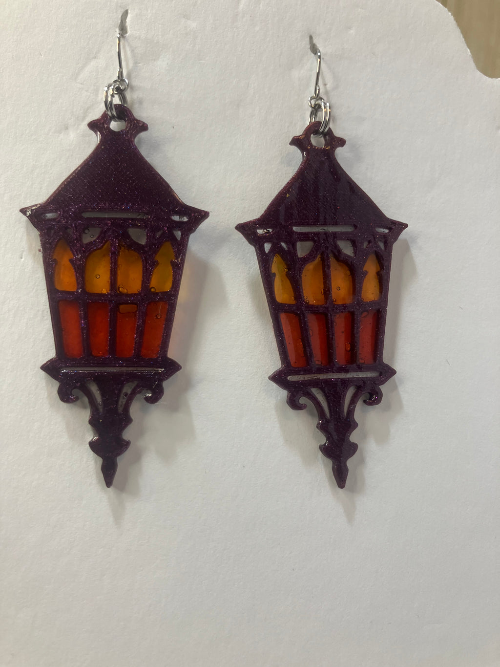 Faux stained glass jewelry