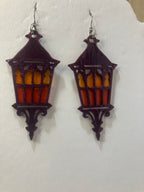 Faux stained glass jewelry