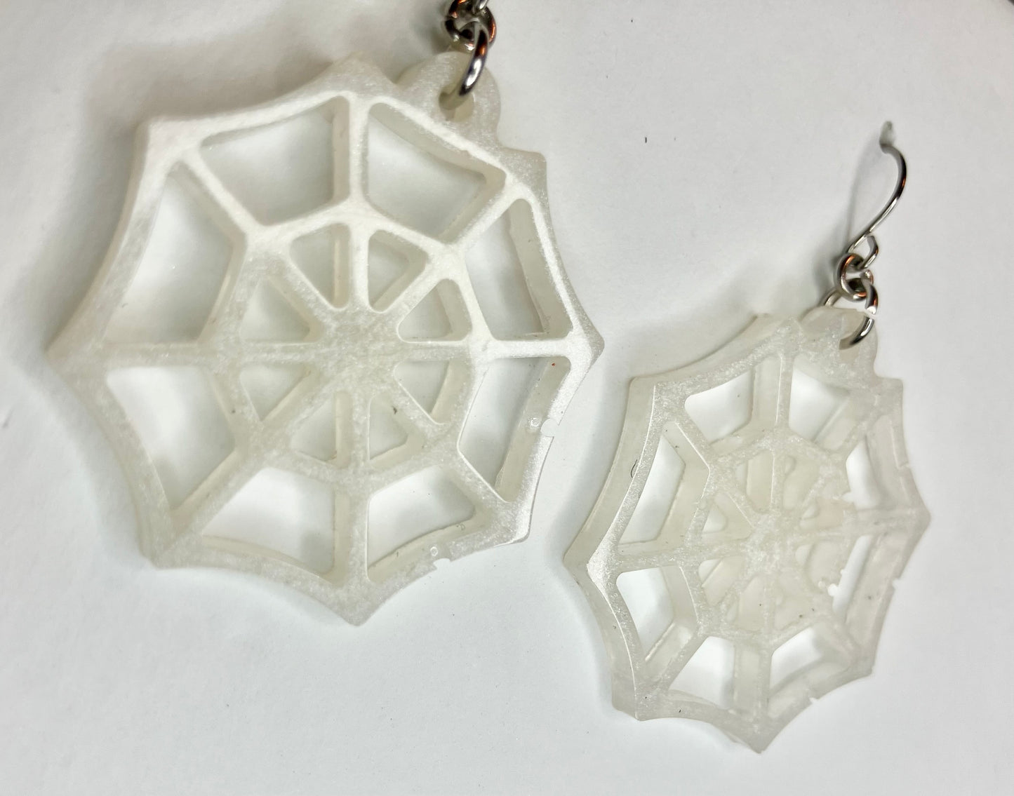 Spooky Resin Earrings: Bats, Skulls, Spiderwebs & More