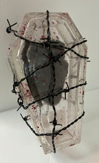 Encapsulated heart art piece