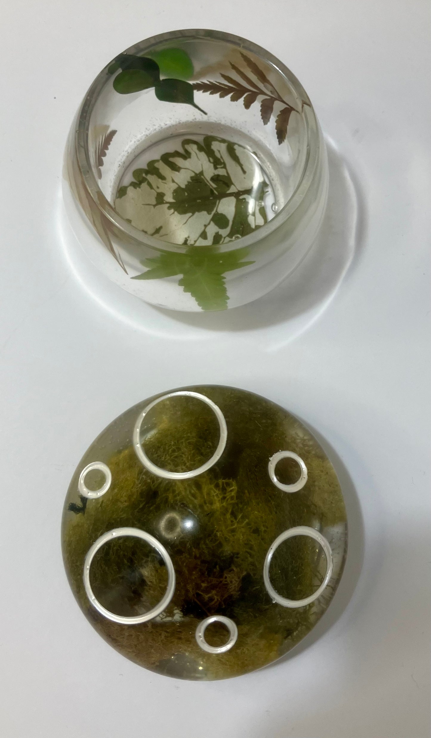 Resin Mushroom Trinket Box