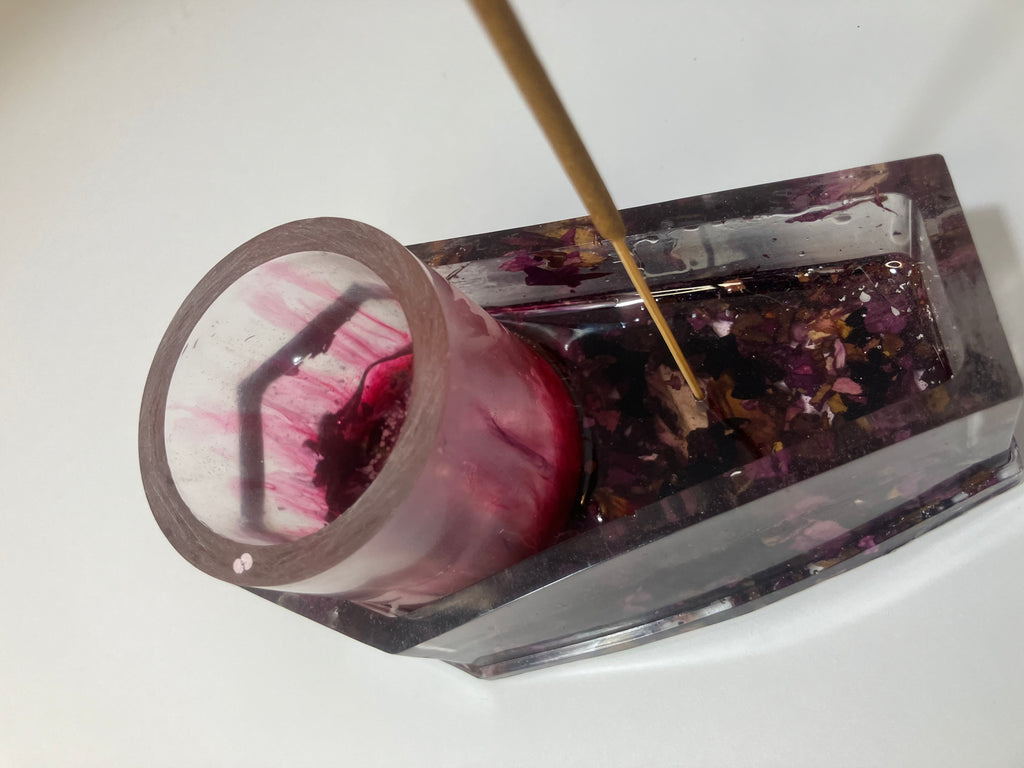Coffin votive holder/incense burner