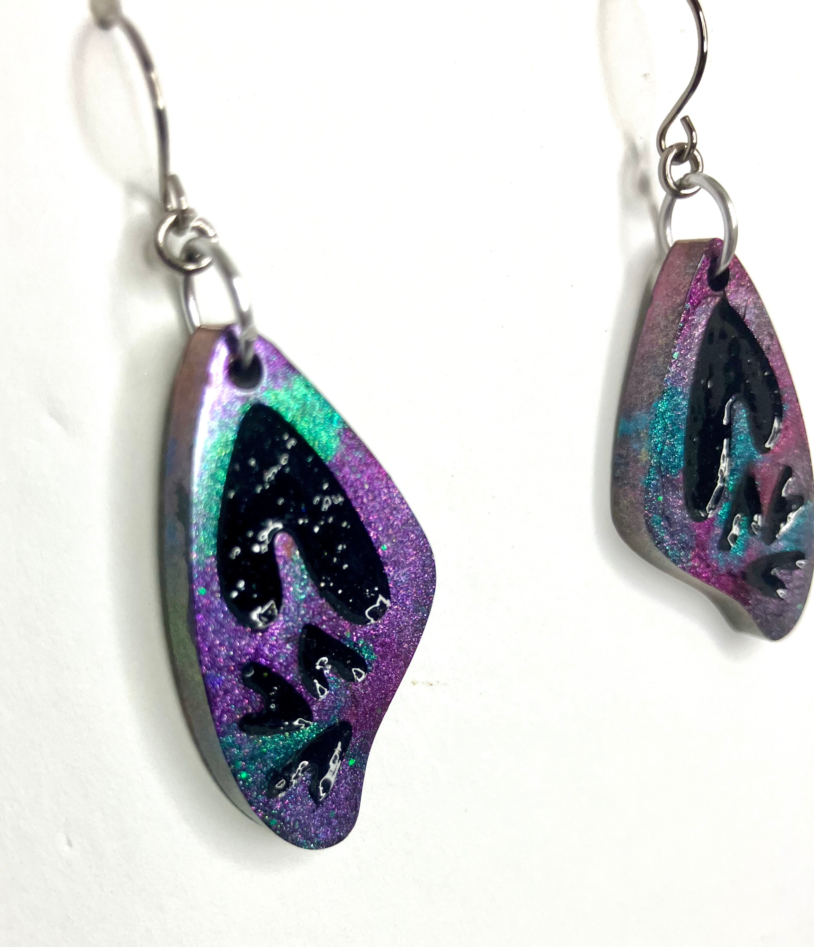 butterfly wings resin jewelry