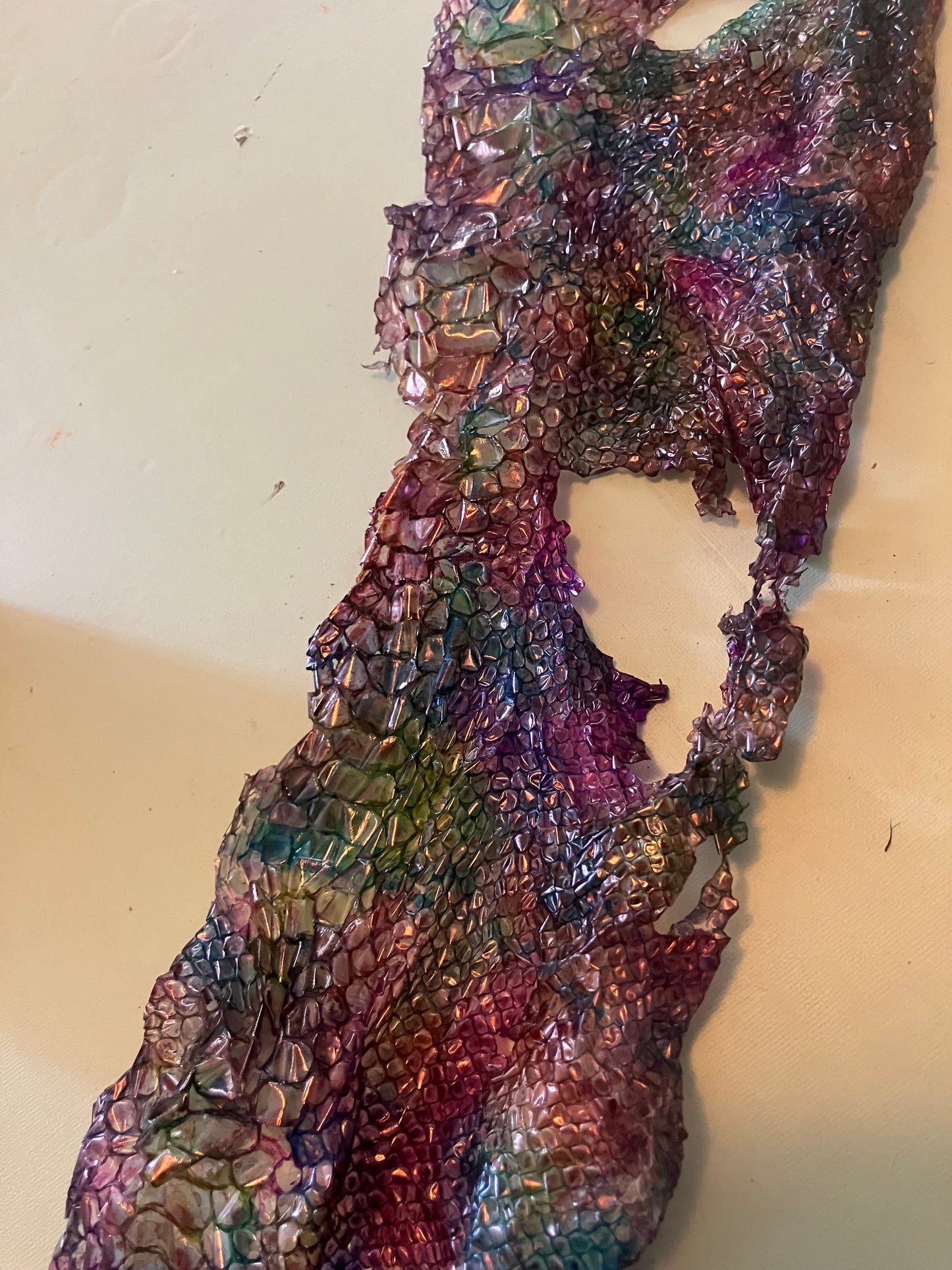 Dyed Snake Shed Pieces