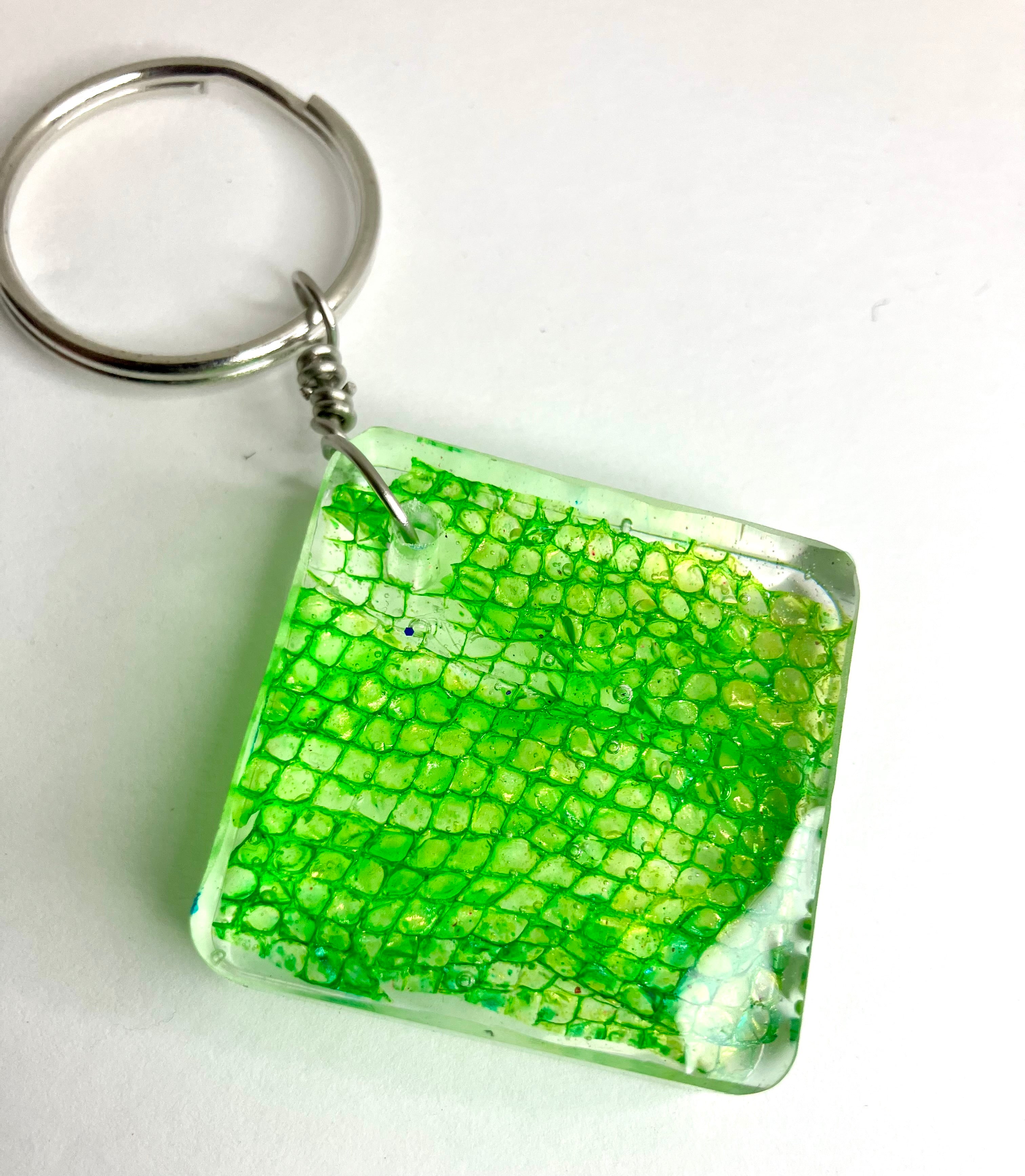 Resin keychains
