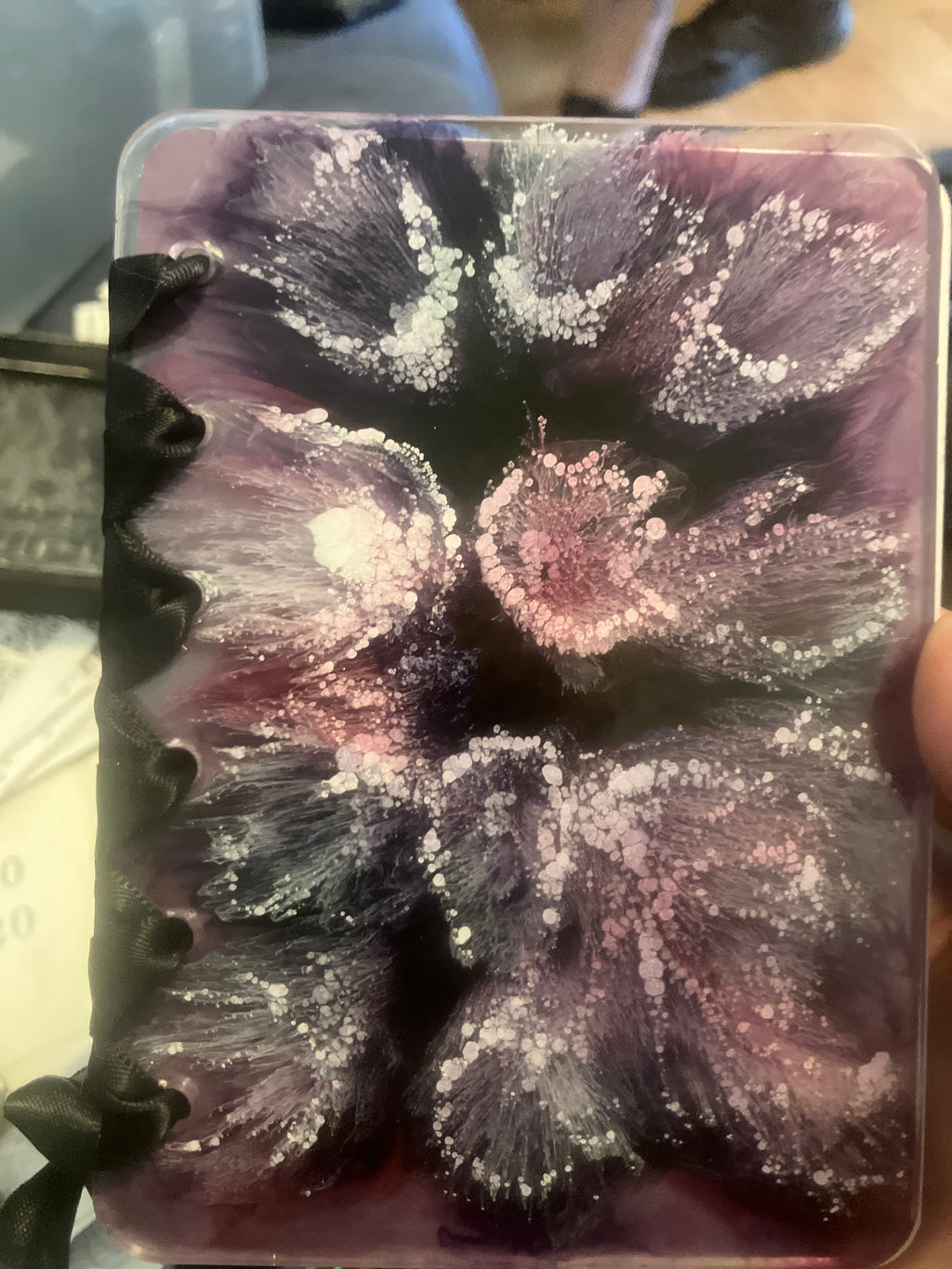 Resin cover junk journals