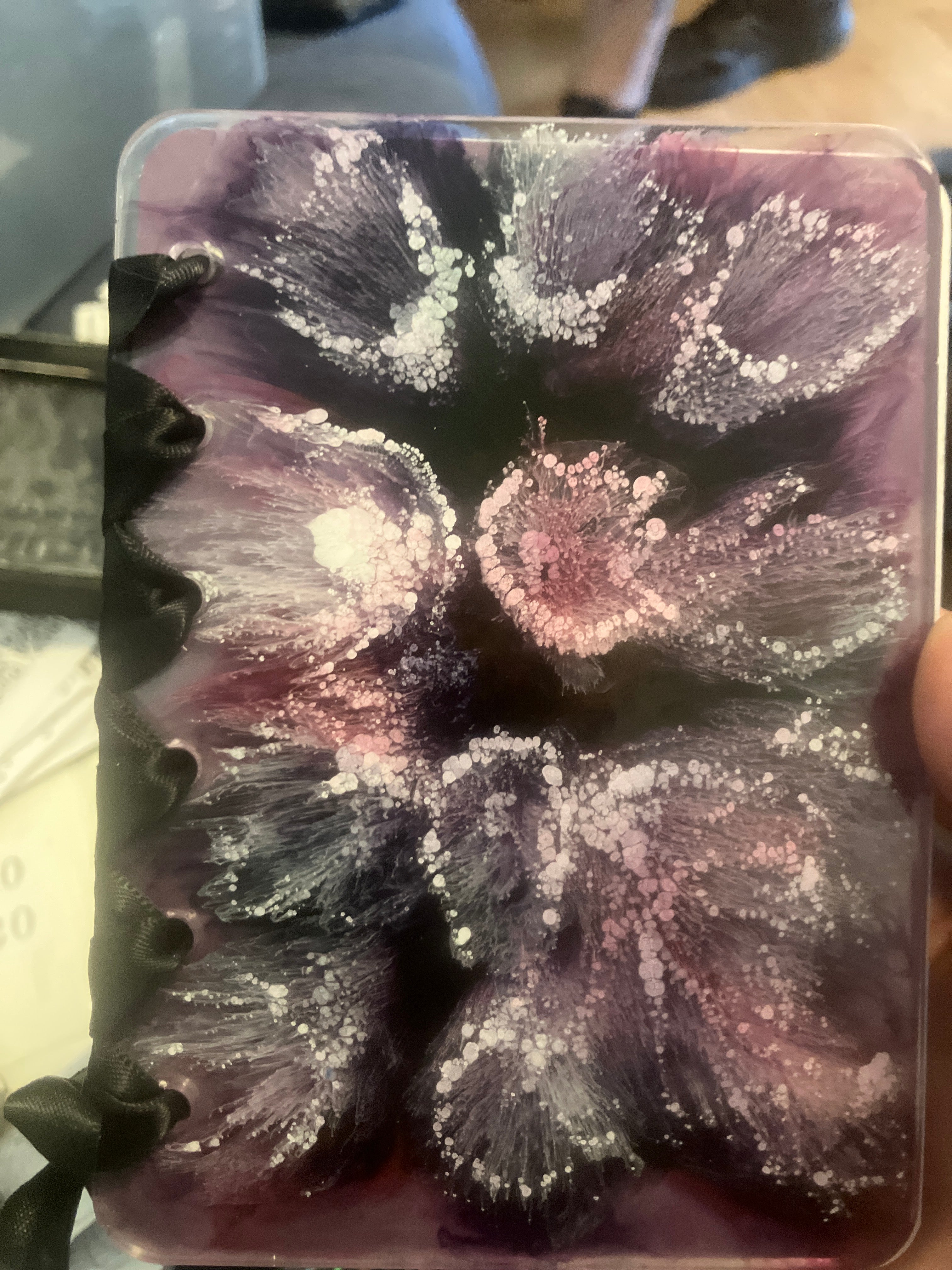 Resin cover junk journals