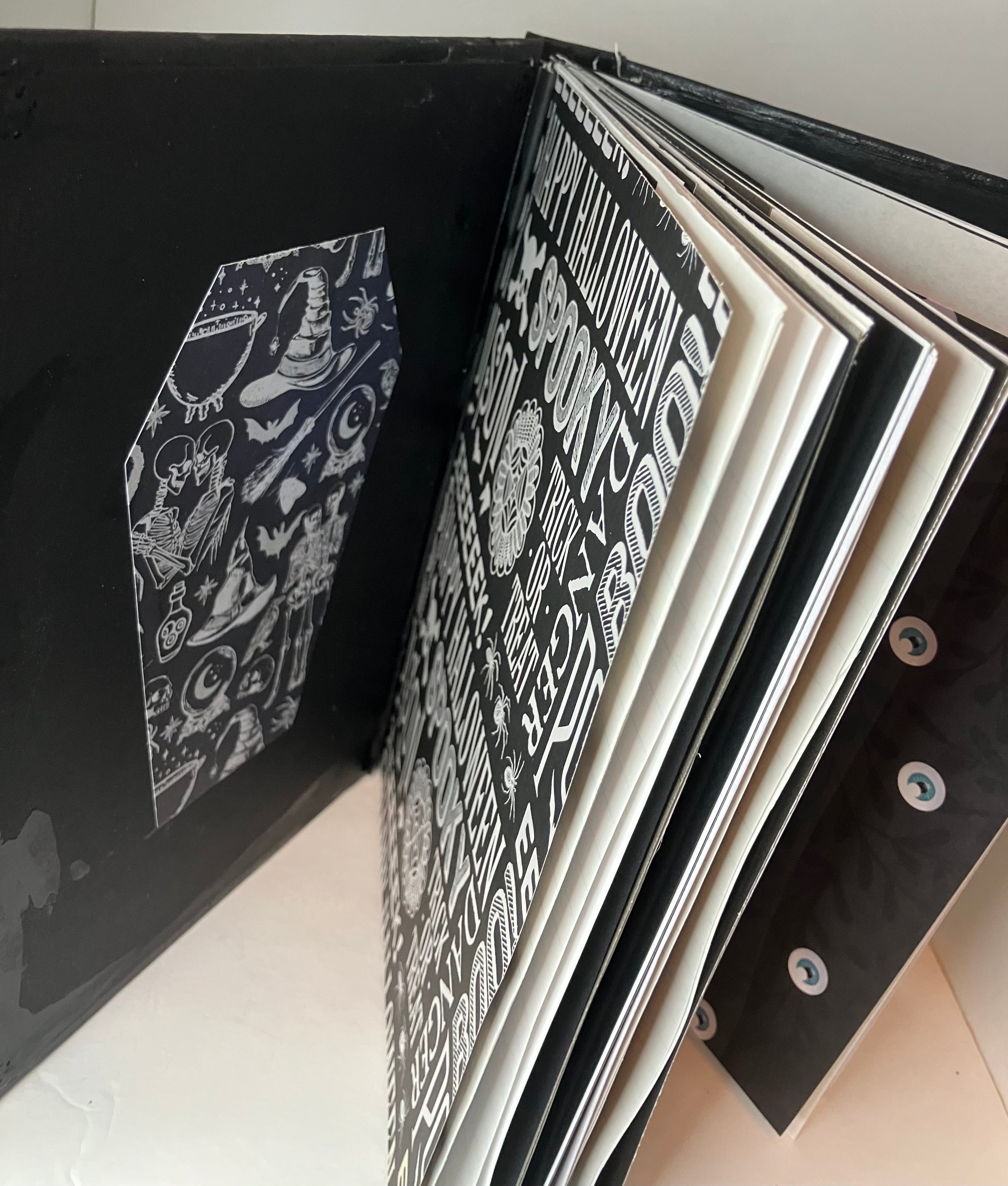 Spirit board themed junk journal