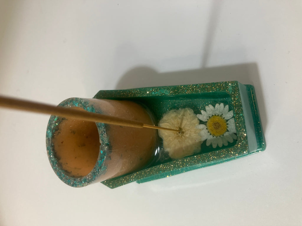 Coffin votive holder/incense burner