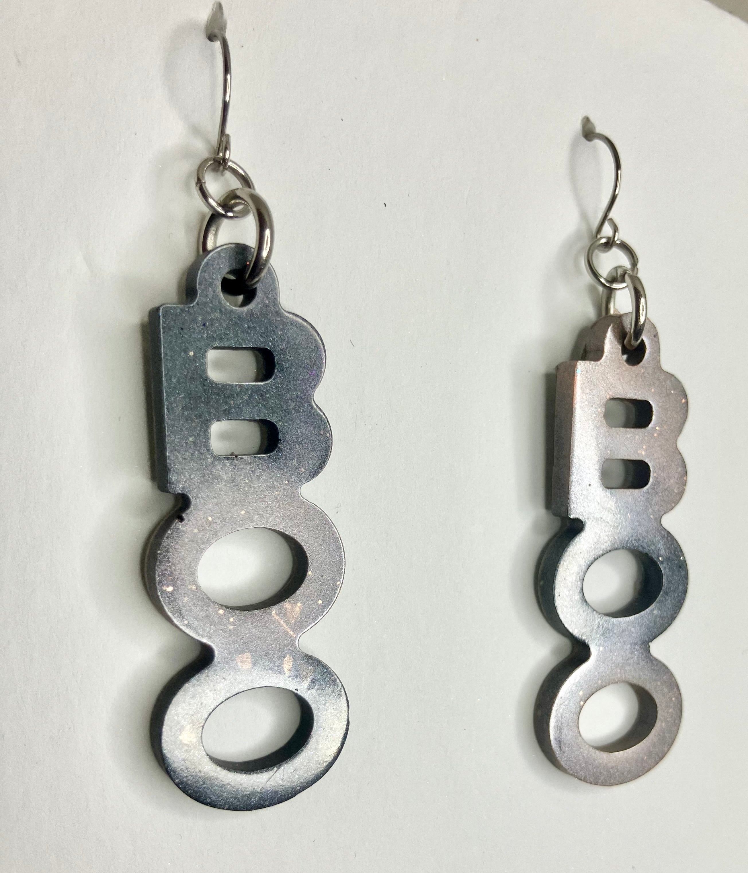 Miscellaneous spooky resin earrings