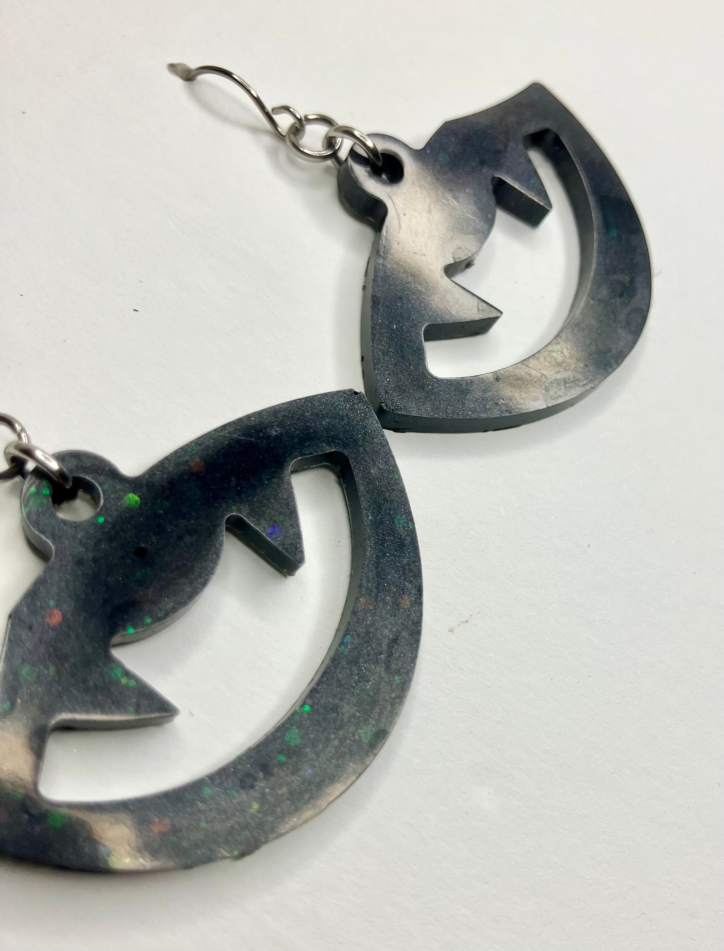 Spooky Resin Earrings: Bats, Skulls, Spiderwebs & More