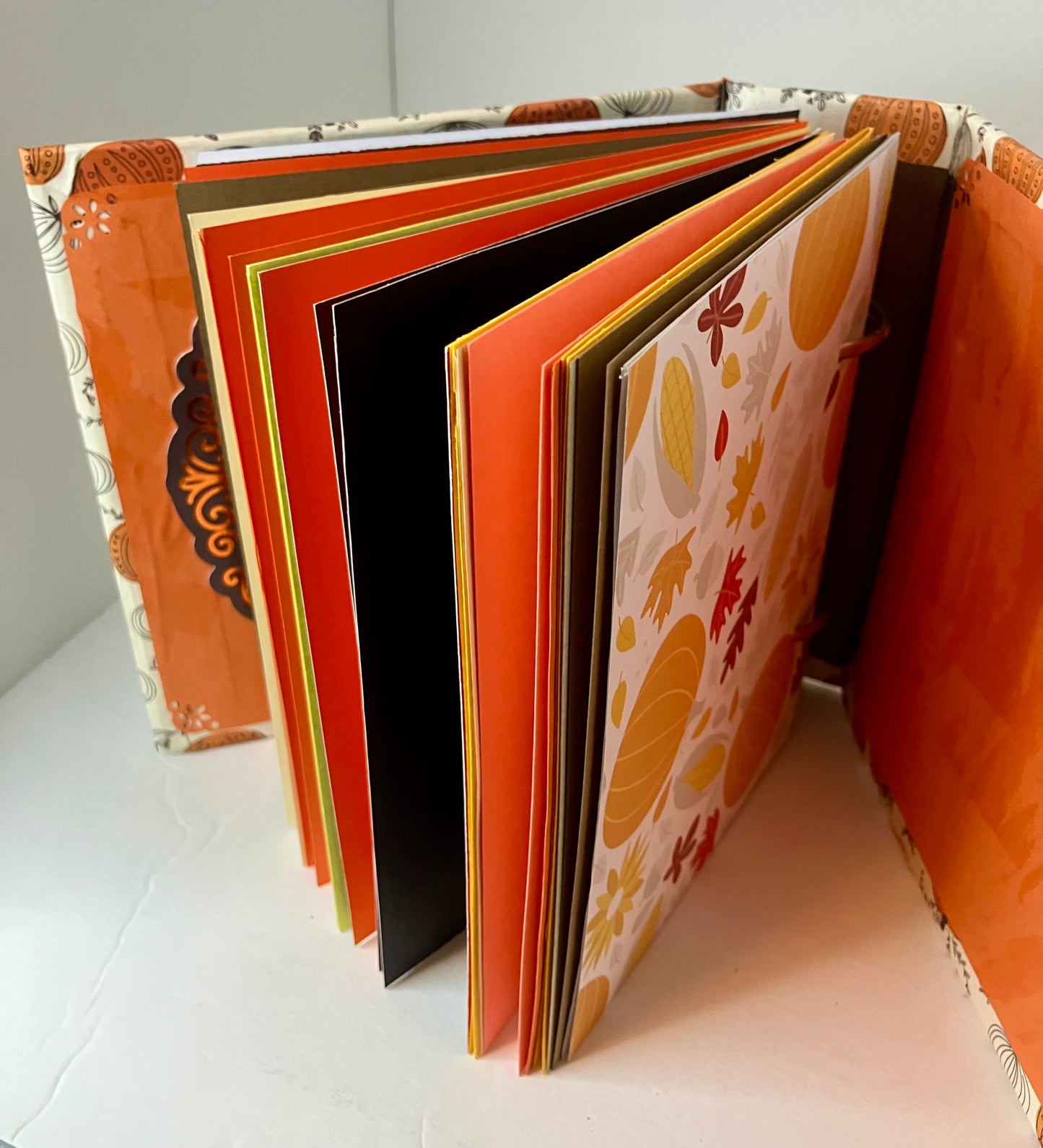 Medium pumpkin themed junk journal