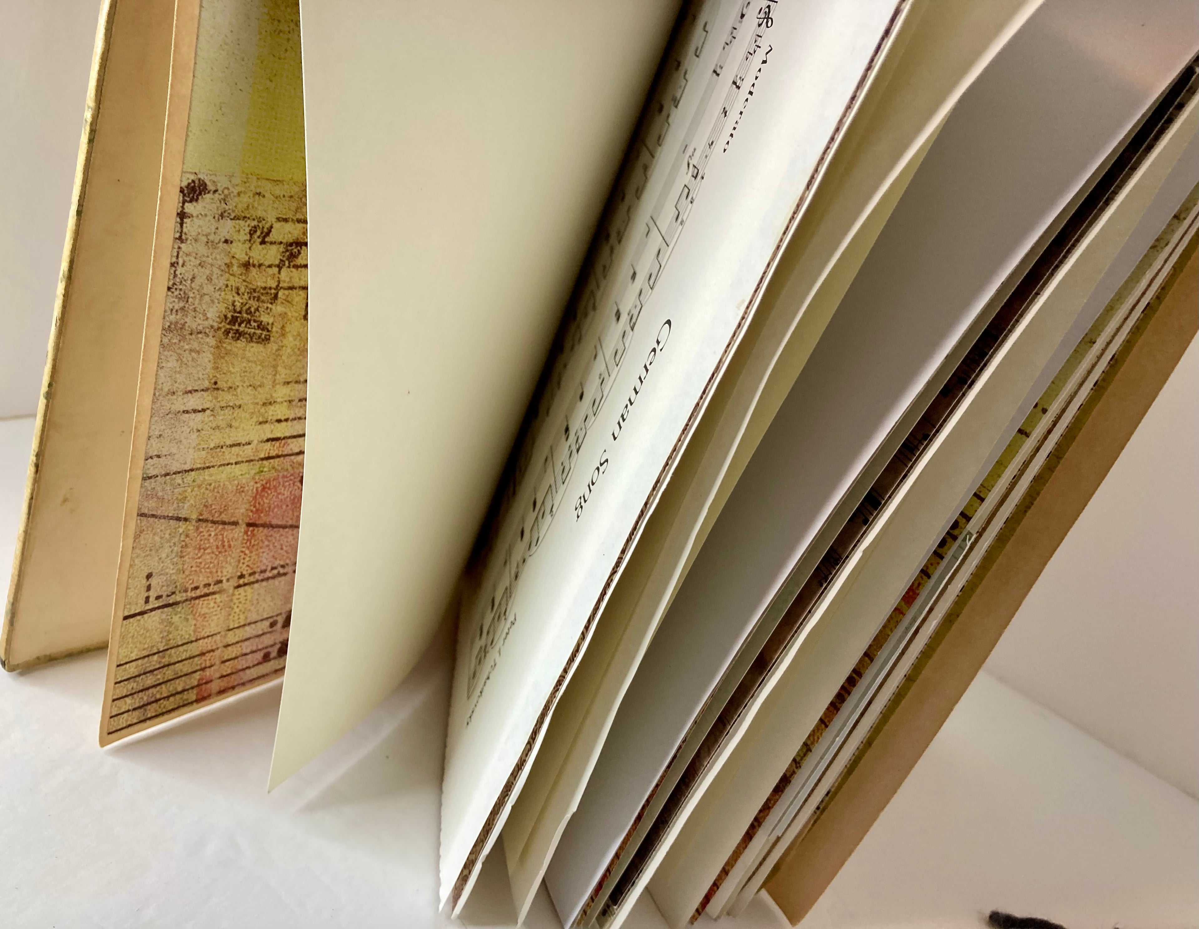 Mozart book art journal