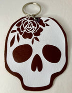 Leather and vinyl keychains