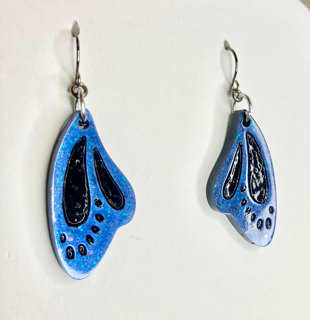 butterfly wings resin jewelry
