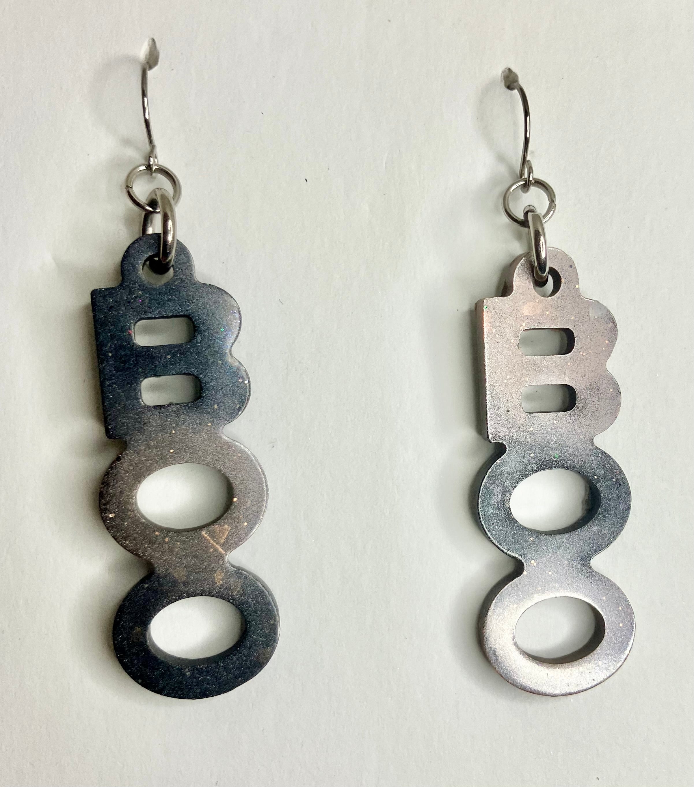 Miscellaneous spooky resin earrings