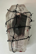 Encapsulated heart art piece