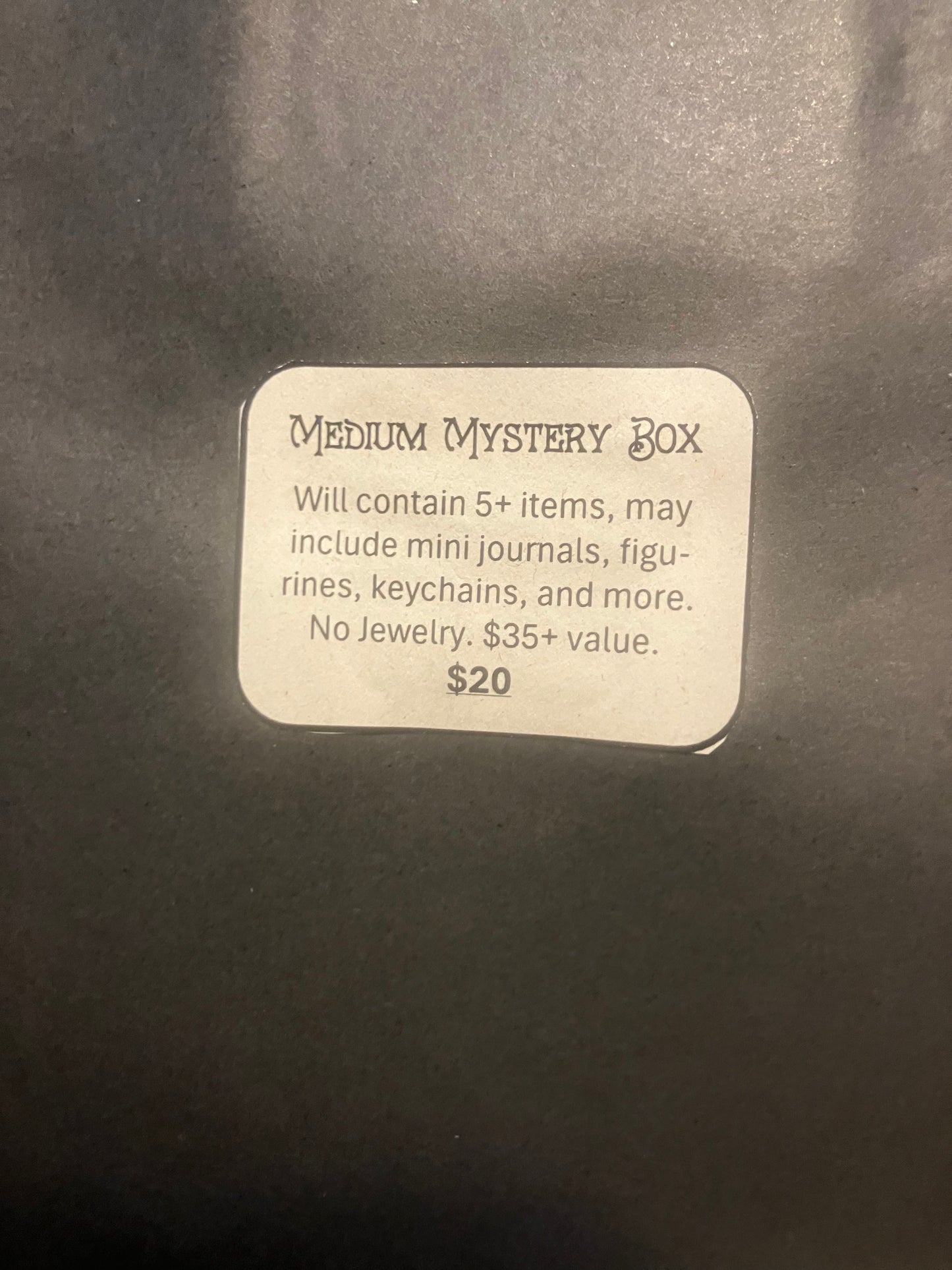 Mystery grab bags