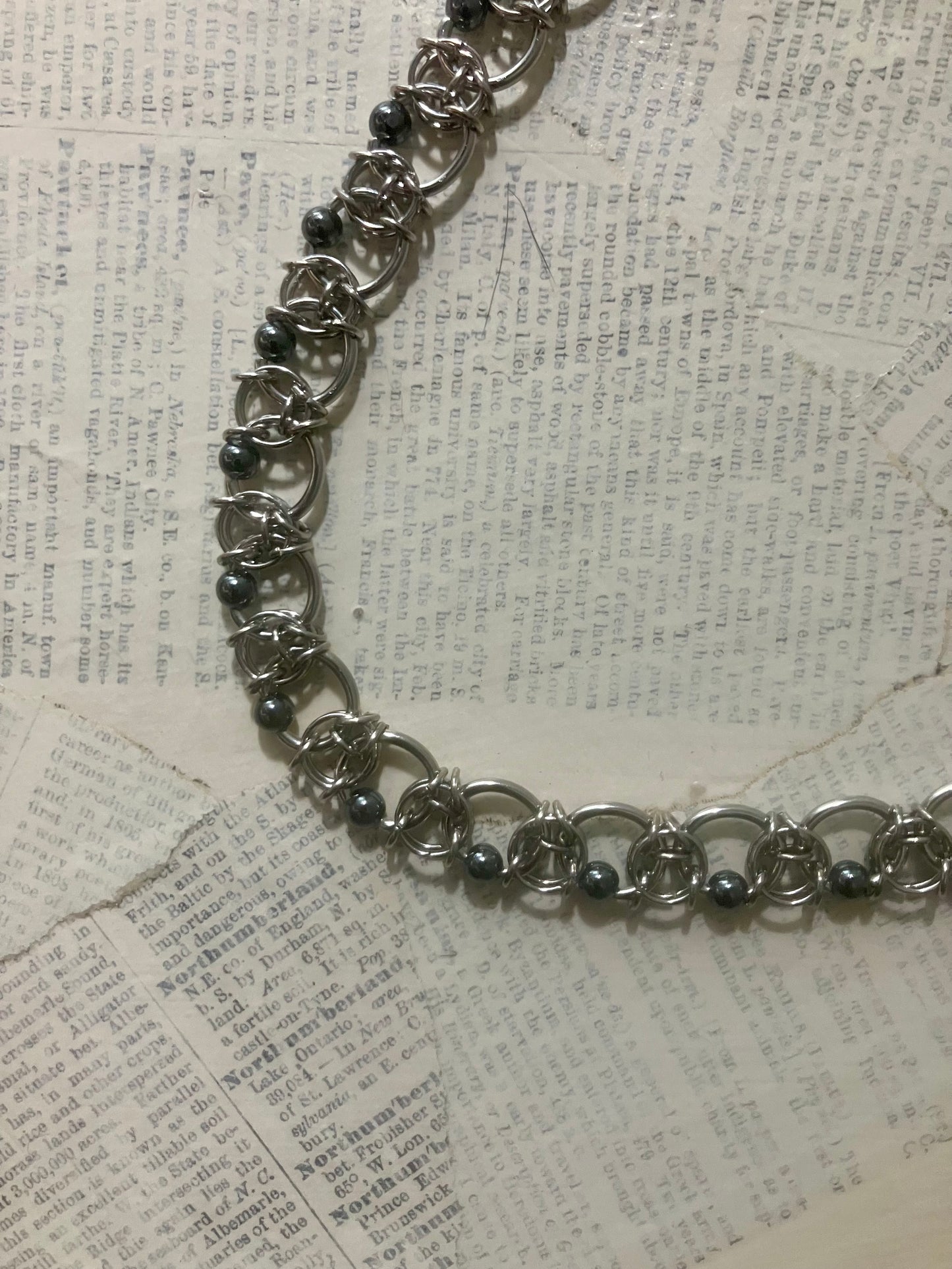 Chainmaille CBR choker necklace