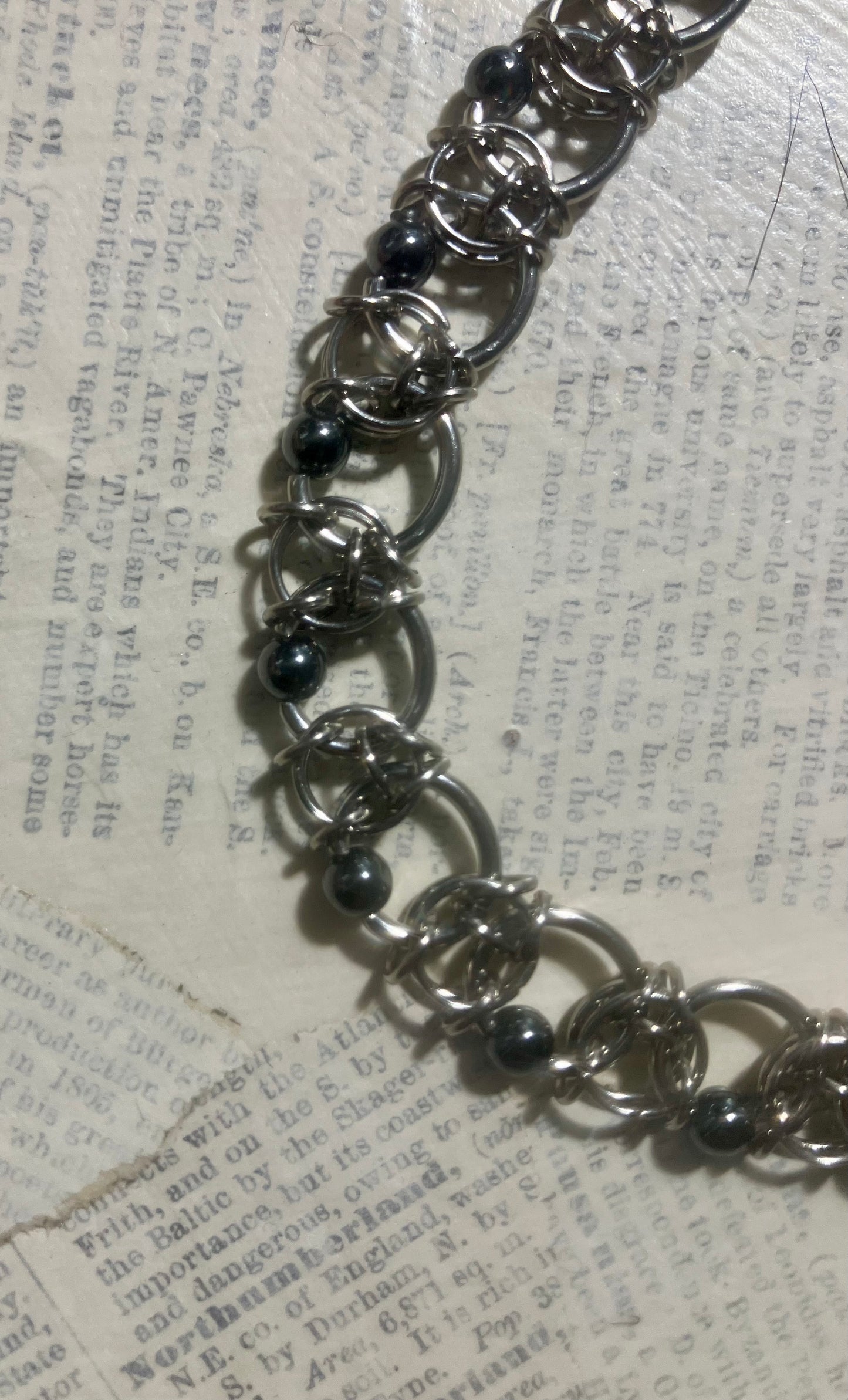 Chainmaille CBR choker necklace