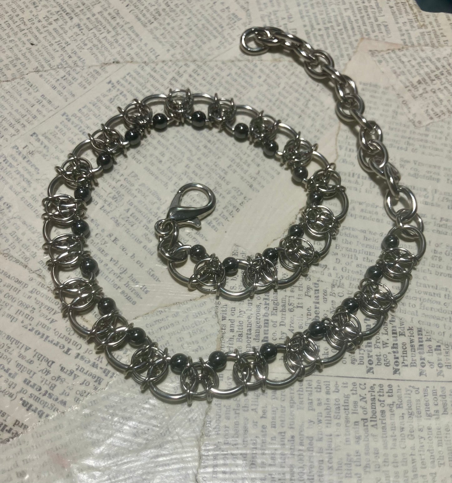 Chainmaille CBR choker necklace