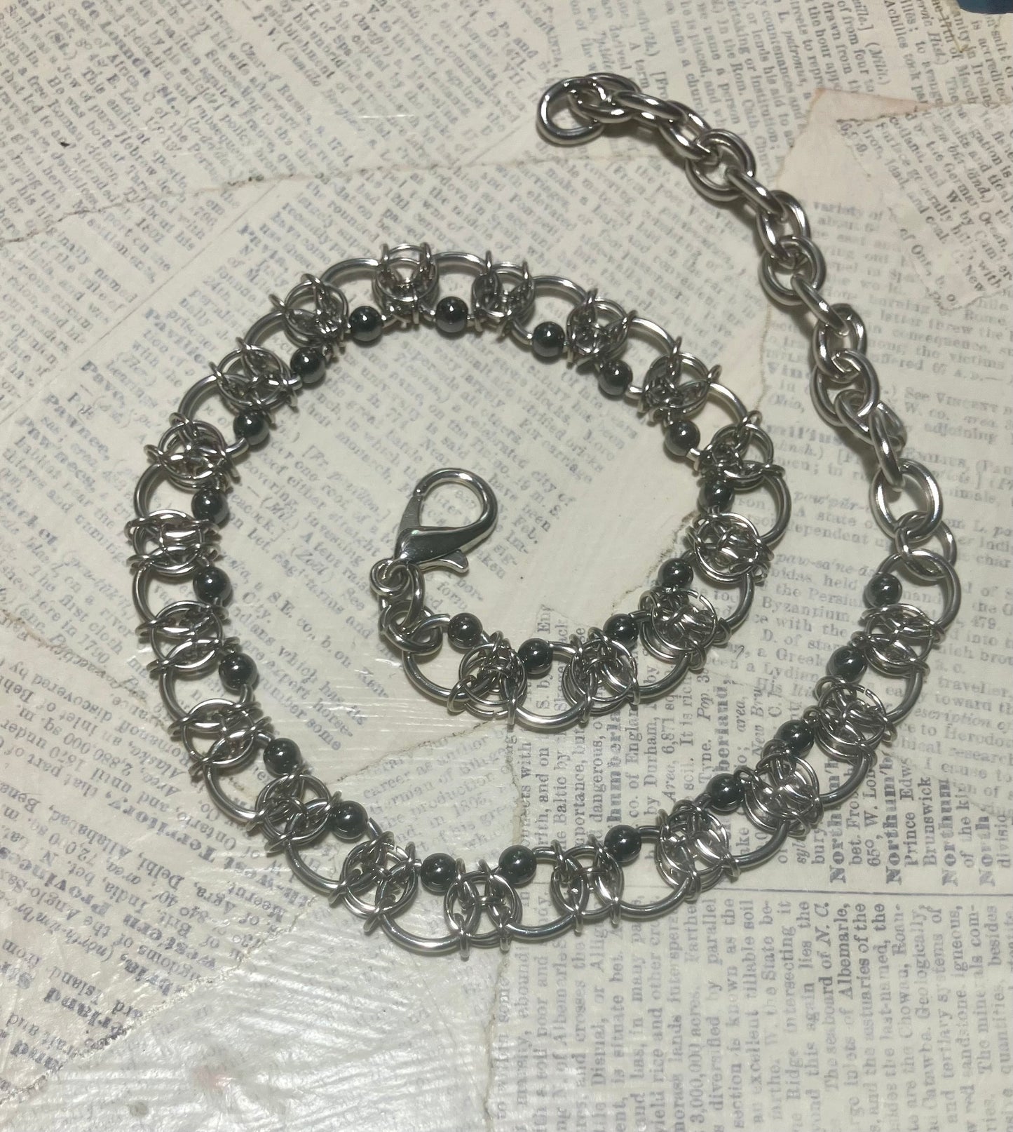 Chainmaille CBR choker necklace