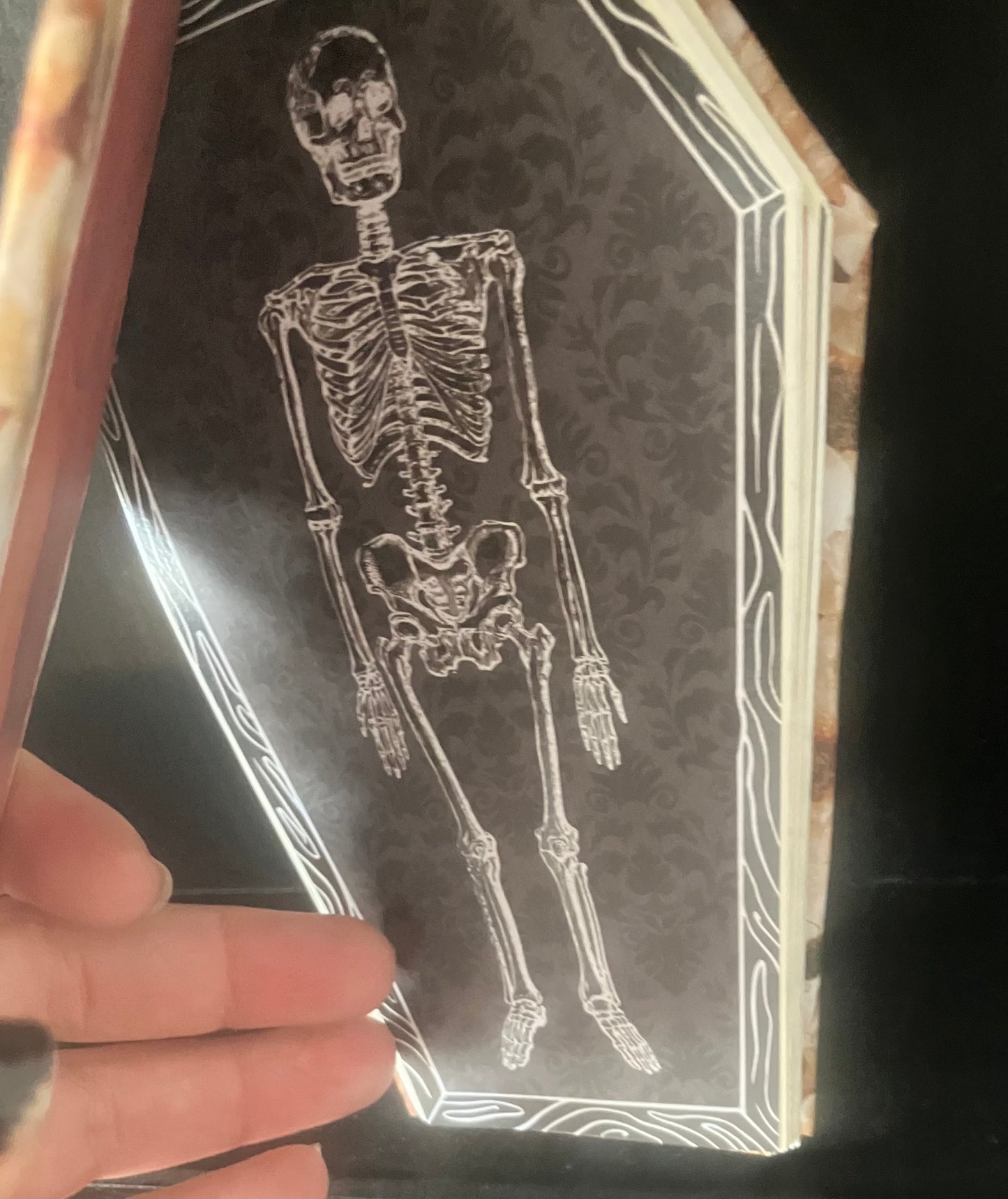 Coffin shaped junk journals